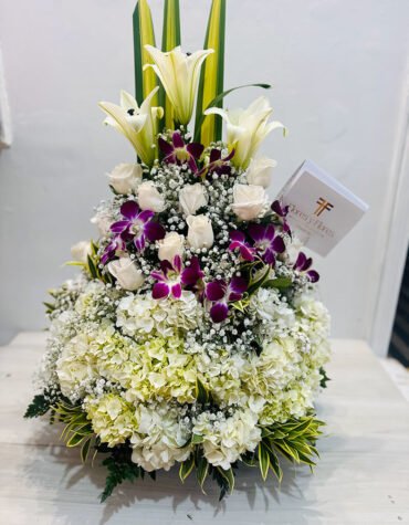 Funeral with Orchids